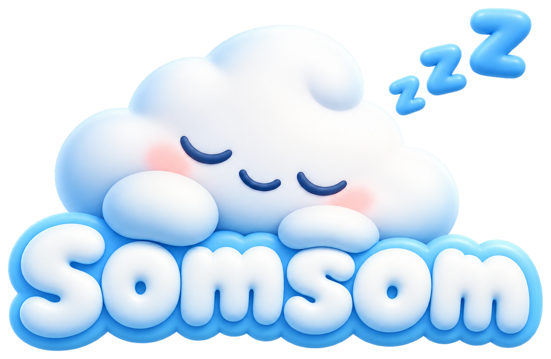 Mascotte SomSom, un nuage endormi